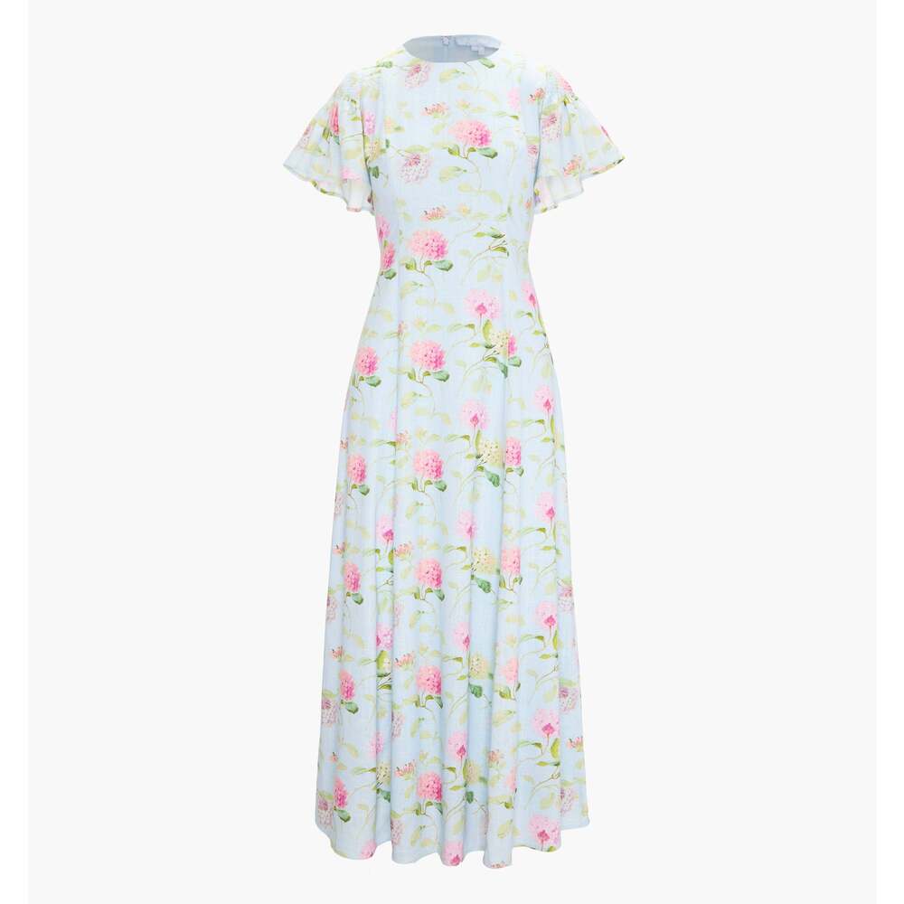 NWT Hill House Home The Dominique Dress - Hydrangea Chintz Size XL